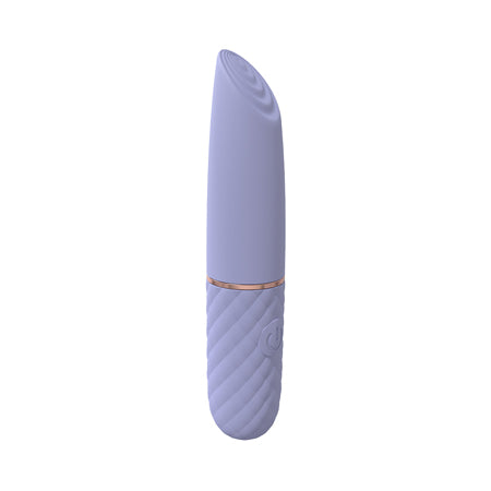 LoveLine Beso 10 Speed Vibrating Mini-Lipstick Silicone Rechargeable Waterproof Lavender-0